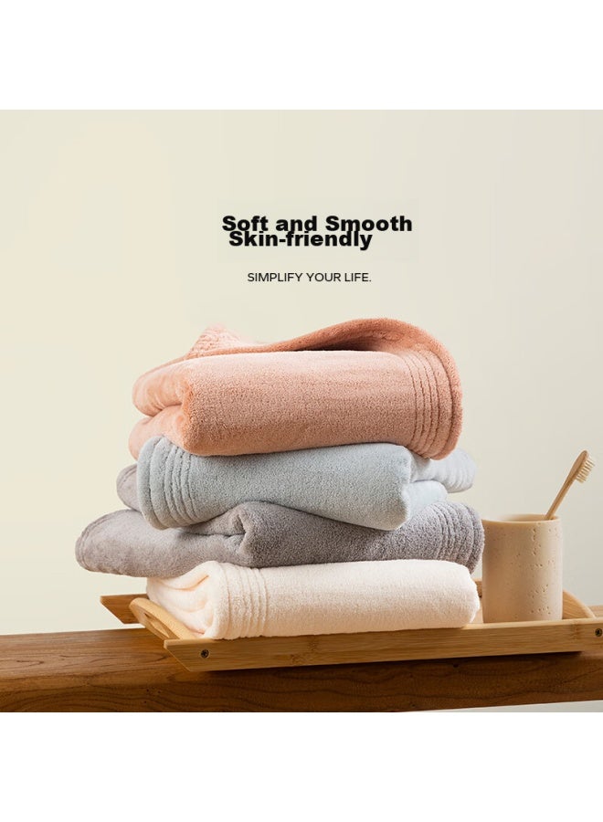 Muji Bath Towel, Class A, Skin-friendly, Soft, Absorbent, Quick-drying, Thick, Low-shedding, Uni, Large Bath Towel, Gray, 430g - Image 3