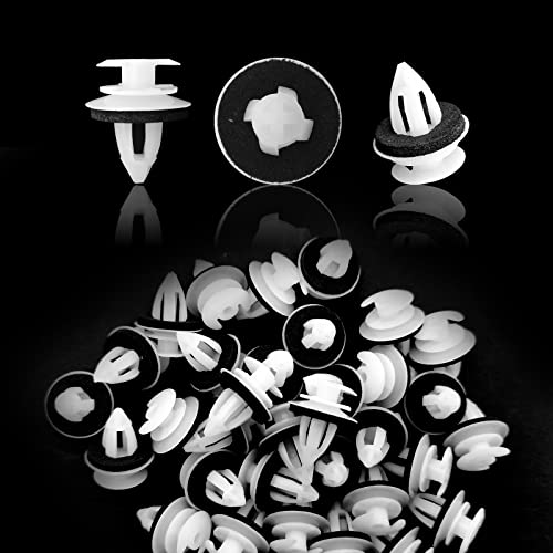 TOPCNOEM 50Pcs Door Trim Panel Retainer Clips M3-with Seal Ring Replacement for BMW #51411973500 Series 3, 5 & 7 E46 E36 E34 E38 E39 - Image 1