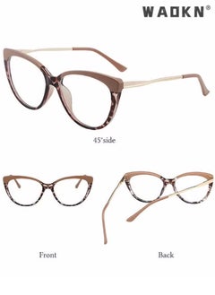 WAOKN Women's Blue Light Blocking Glasses Blue Light Filter Computer Reading Gaming TV Phones Cat Eye Eyeglasses Fashion Anti Eyestrain Headache Eyewear  - Image 5