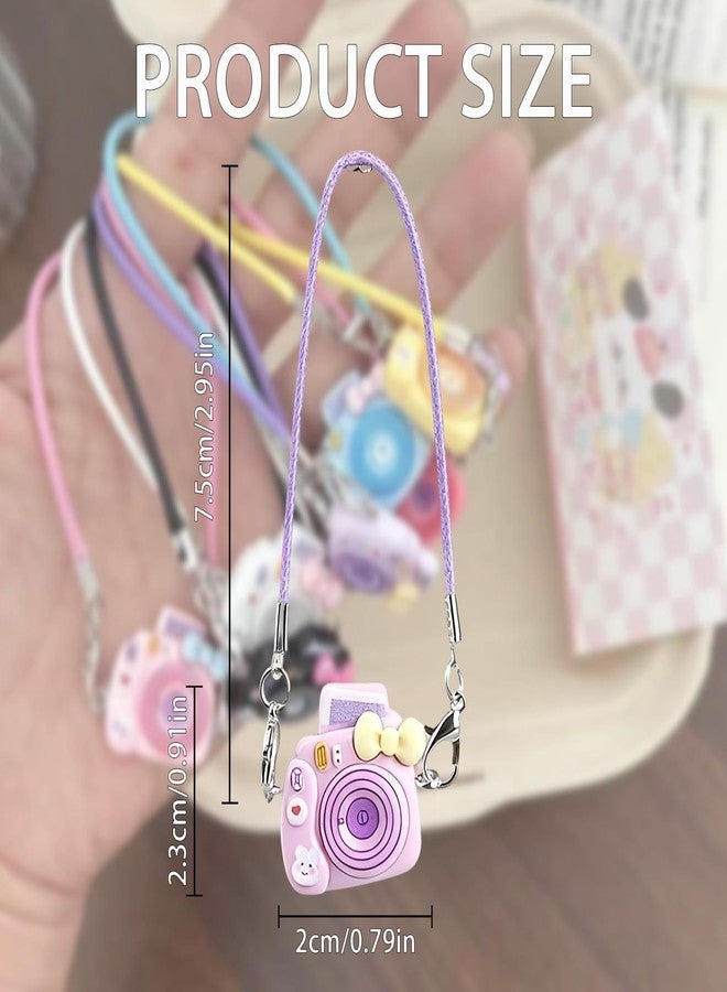 fernfern 8Pcs Miniature Camera for Doll, Cute Accessories Set Vintage Prop Camera for 17cm Doll Dress-up, Fashion Mini Costume Supplies Toys - Image 4