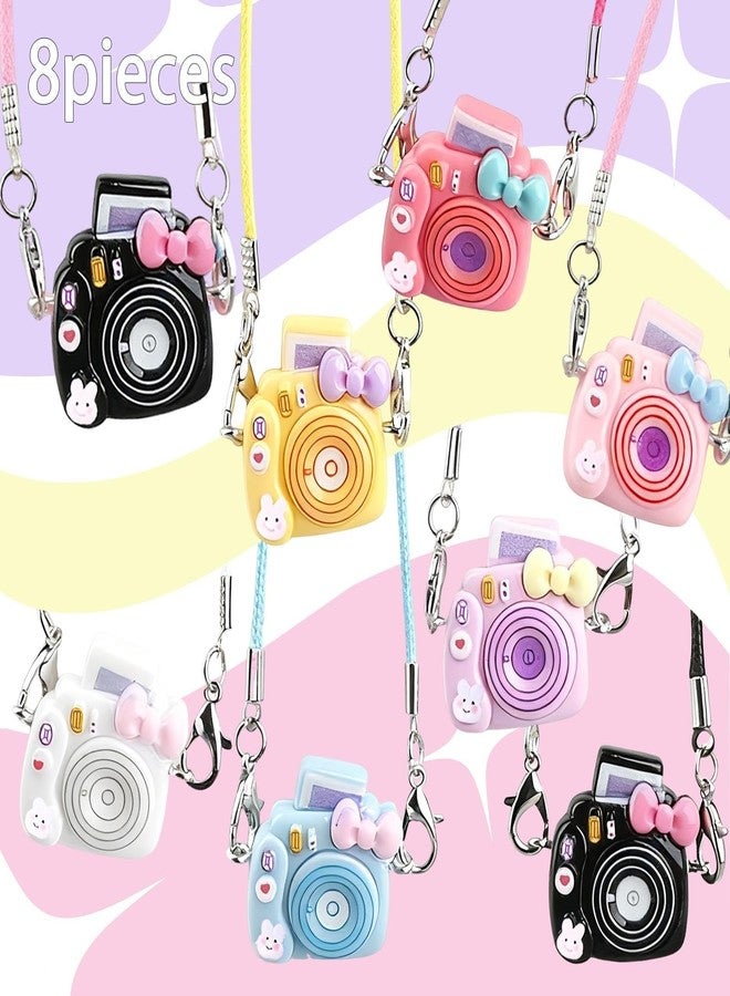 fernfern 8Pcs Miniature Camera for Doll, Cute Accessories Set Vintage Prop Camera for 17cm Doll Dress-up, Fashion Mini Costume Supplies Toys - Image 3