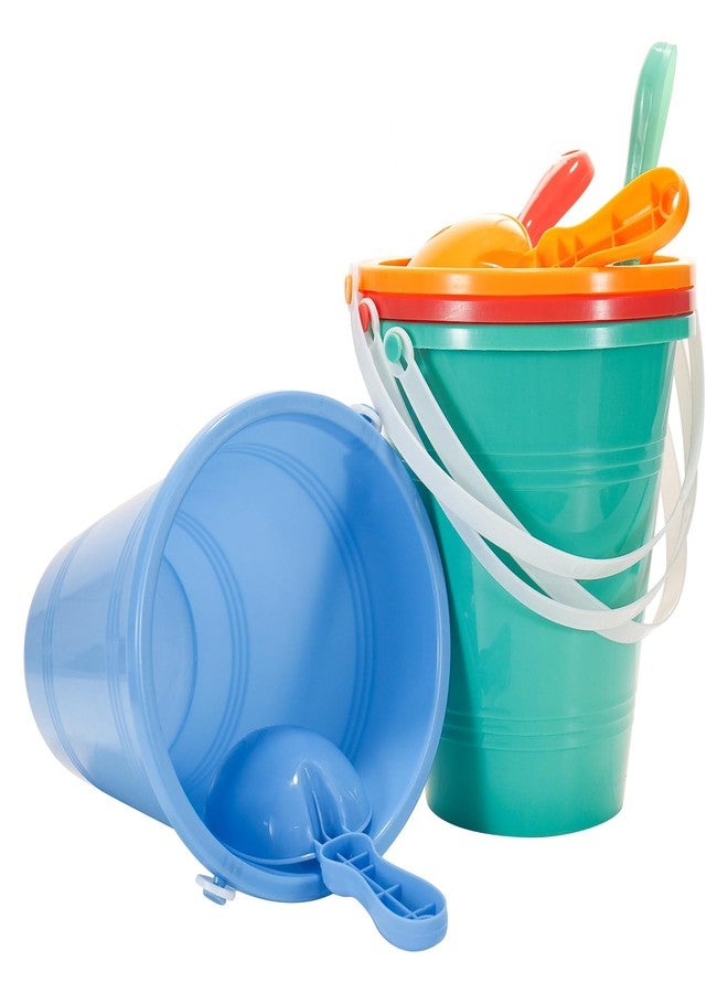 Holady Beach Toys Sand Toys Beach Shovels Beach Pail Set for Kids Summer Beach Essentials Outdoor Sand Play Fun Activities Beach Pails & Shovels - Image 2