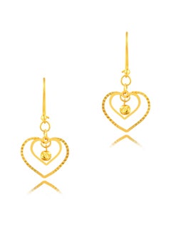 Gleaming 21k Gold Earrings for a Touch of Luxury