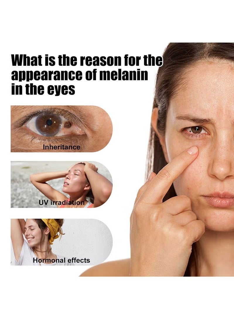 Jaysuing Eyes Enhance Roller 15ml, Anti-Aging Under Eye Roller Cream for Dark Circles Puffiness Wrinkles and Fine Lines, Eye Care Serum with 360°Massage Ball, Eye Bags Treatment for Men and Women - Image 3