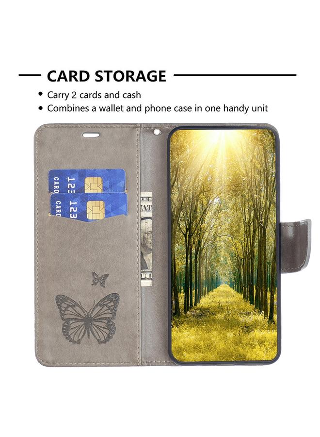 اس-توب جراب هاتف جلدي لهاتف Samsung Galaxy A35 بنقشة فراشتين - Image 4