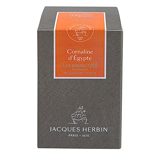 Jacques Herbin 1798 Ink Bottle (Cornaline D'Egypte - 50ML) 15556JT - Image 2