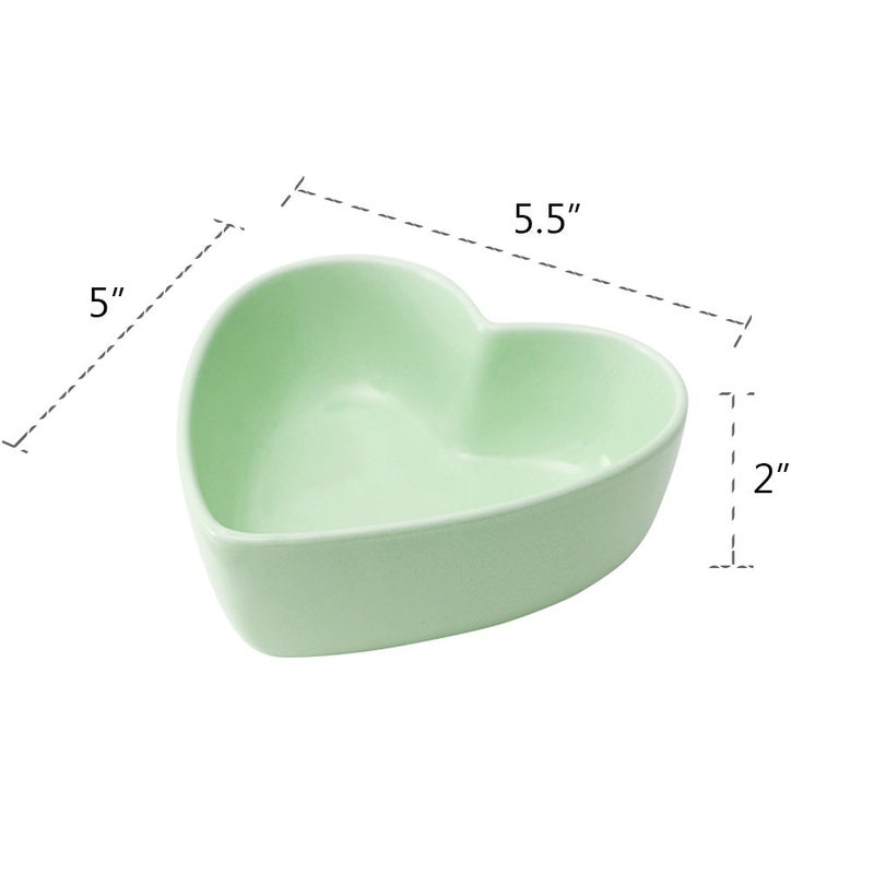 WAIT FLY Heart-shaped Bowls for Salad Soup Snack Dessert Best Kitchen Household Cooking Gifts for Home Kitchen  Pink/Blue/White/Green - Image 4