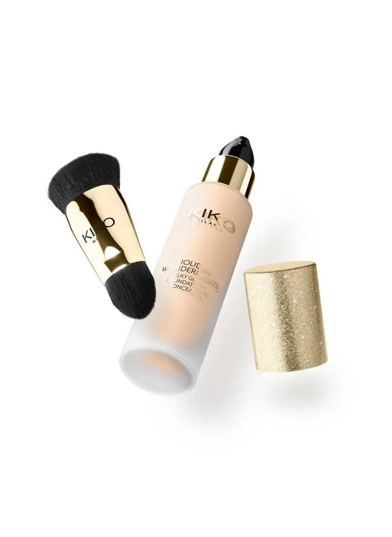 كيكو ميلانو HOLIDAY WONDERLIGHTS SILKY GLOW FOUNDATION & CONCEALER Warm almond