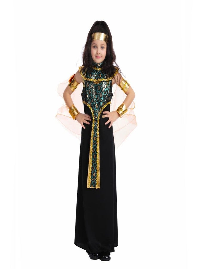 DSplay Girl Egyptian Costume Halloween Costumes for Kids (10-12 years) - Image 1