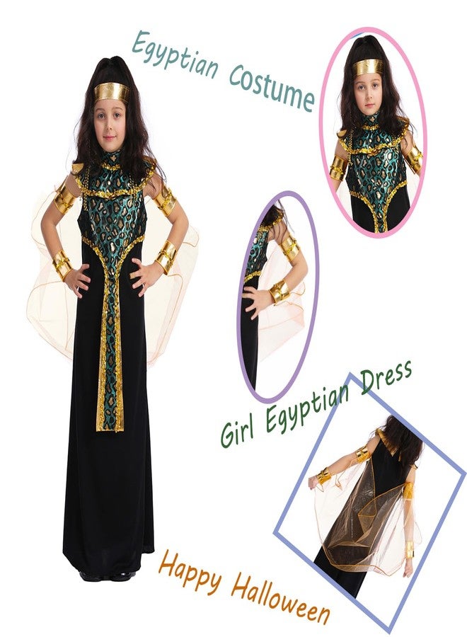 DSplay Girl Egyptian Costume Halloween Costumes for Kids (10-12 years) - Image 3