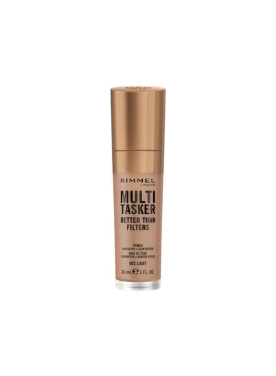 RIMMEL LONDON Multi-Tasker Better Than Filters Face Primer, Glow Booster and Highlighter - 003 - Light, 30ml