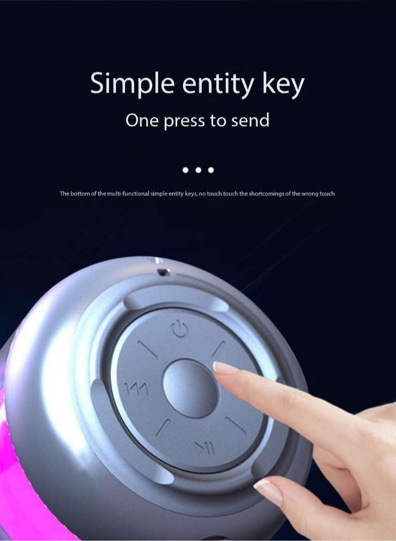 Upgraded Bluetooth Speaker with IPX5 Waterproof, Stereo Sound,  Portable Wireless Speaker for iPhone, Samsung and More - Image 5