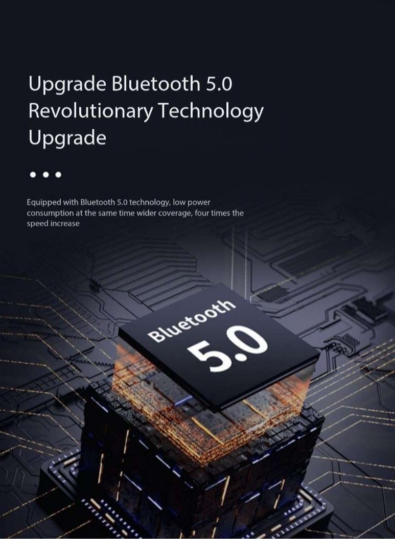 Upgraded Bluetooth Speaker with IPX5 Waterproof, Stereo Sound,  Portable Wireless Speaker for iPhone, Samsung and More - Image 4