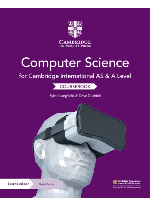 Cambridge International AS and A Level Computer Science Coursebook with Digital Access (2 Years)  - Image 1