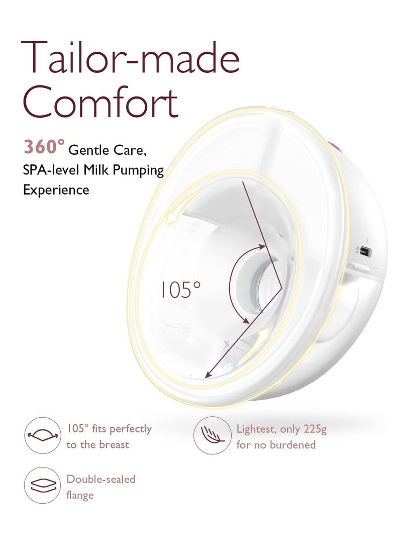 Momcozy - M5 Single Breast Pump Electric , Hands Free, Portable,  3 Modes and 9 Levels - Image 1