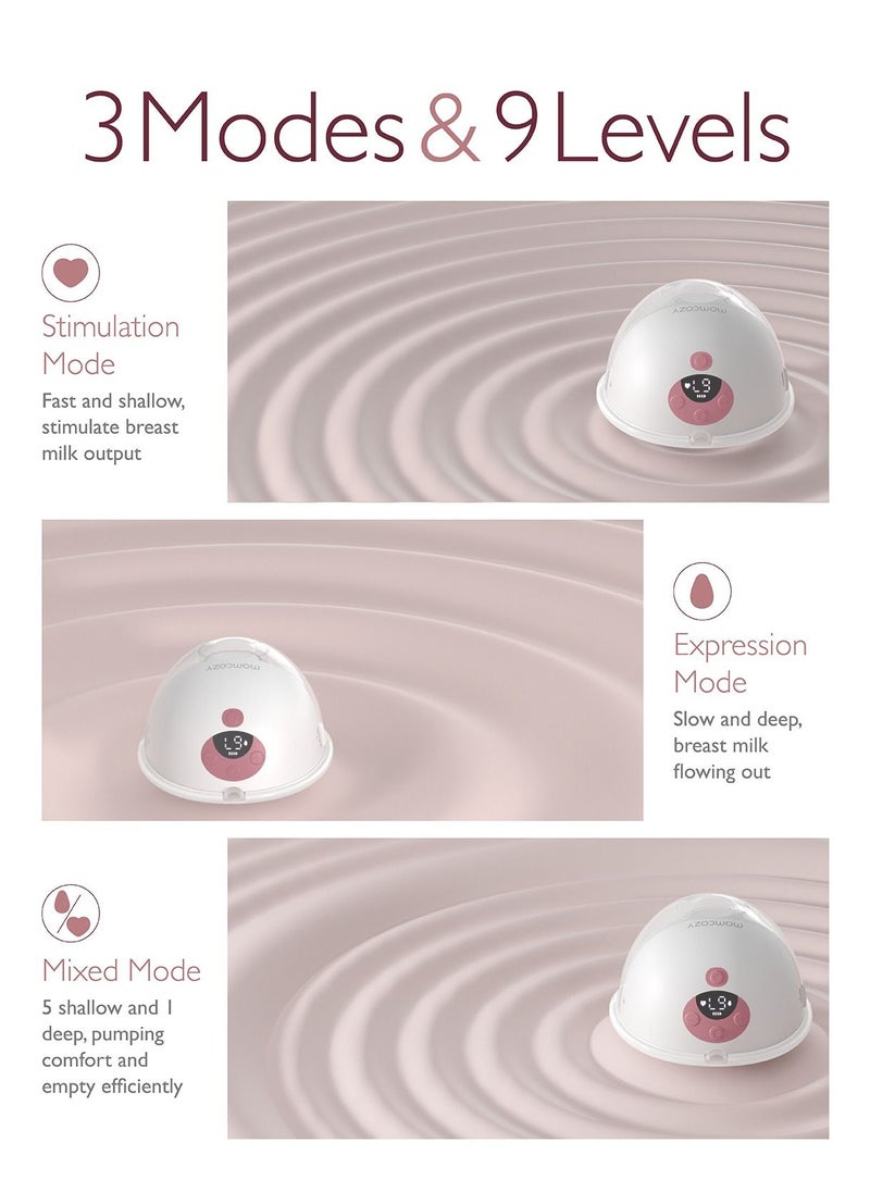 Momcozy - M5 Single Breast Pump Electric , Hands Free, Portable,  3 Modes and 9 Levels - Image 1