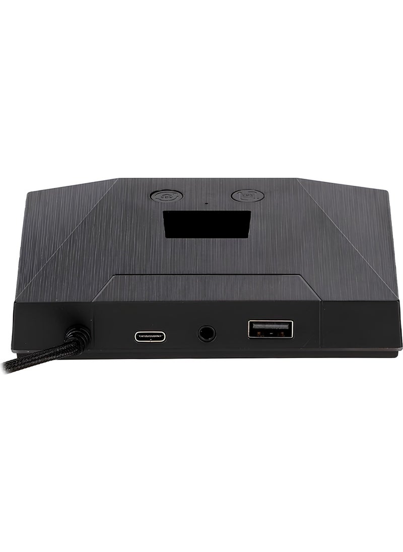AULA - F65 RGB Headphone Stand with Aux Type-C and Usb-A Hub - Image 1