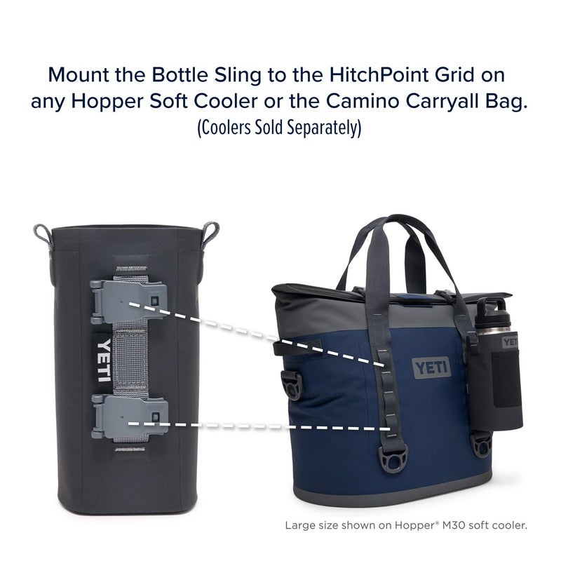 YETI Large Bottle Sling for Rambler 26 & 36 oz. Bottles, Charcoal - Image 4