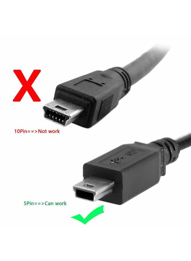 CY Cable USB 2.0 Mini USB 5Pin Male to 5Pin Female Extension Cable Hi Speed for Data Power 150cm - Image 2