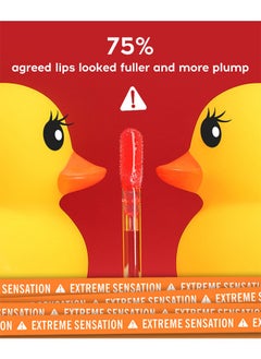 XNX Duck Plump Lip Plumping Lacquer, Fat Lip Oil Lip Glaze, Glitter Shine Primer Lip Clear Plumping Lip Gloss, High Pigment No Sticky Lip Gloss, Lip Plumper Gloss Make Lips Fuller  - Image 4