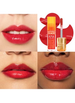 XNX Duck Plump Lip Plumping Lacquer, Fat Lip Oil Lip Glaze, Glitter Shine Primer Lip Clear Plumping Lip Gloss, High Pigment No Sticky Lip Gloss, Lip Plumper Gloss Make Lips Fuller  - Image 5
