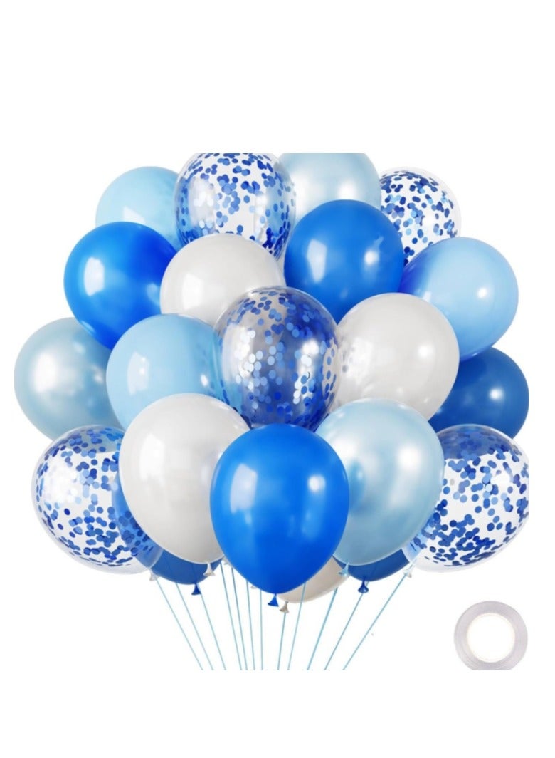 OASIS-TH Latex Balloons for Party Decoration Cofetti Ballon Carnival Circus Balloon Pack of 30 - Image 1