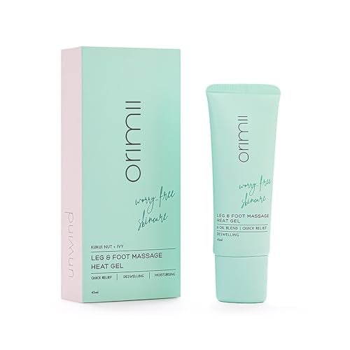 Orimii Leg & Foot Massage Gel For Pain Relief | Heals Swollen Ankles, Leg & Joint Pain | Foot & Leg Pain Relief Product for Pregnant Women | Unique Gel Balm Texture for Quick Absorption (45ml) - Image 1