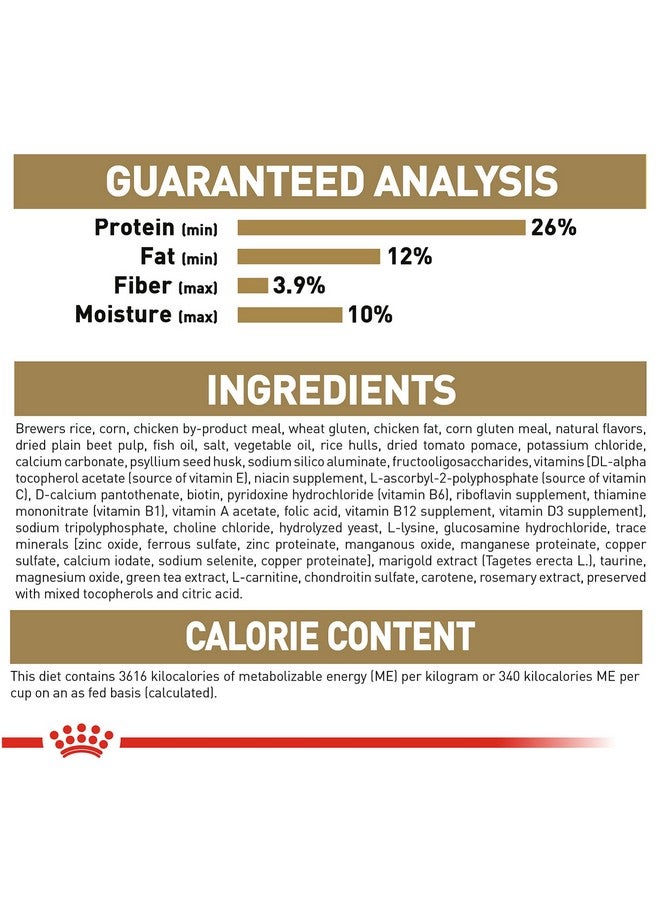 رويال كانين طعام جاف للكلاب البالغة من رويال كانين بريد هيلث نيوتريشن داشهند تيكل ٨+، كيس ٣ أرطال - Image 5