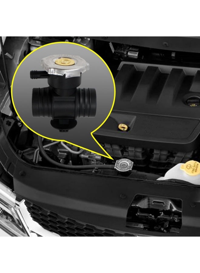 52028810AL 52029195AK Radiator Coolant Filler Neck with Cap Compatible with 2001-2004, 2007-2018 Chrysler 200, Sebring | Dodge Dakota, Durango, Caliber, Avenger, Journey | Jeep Compass, Patriot - Image 2