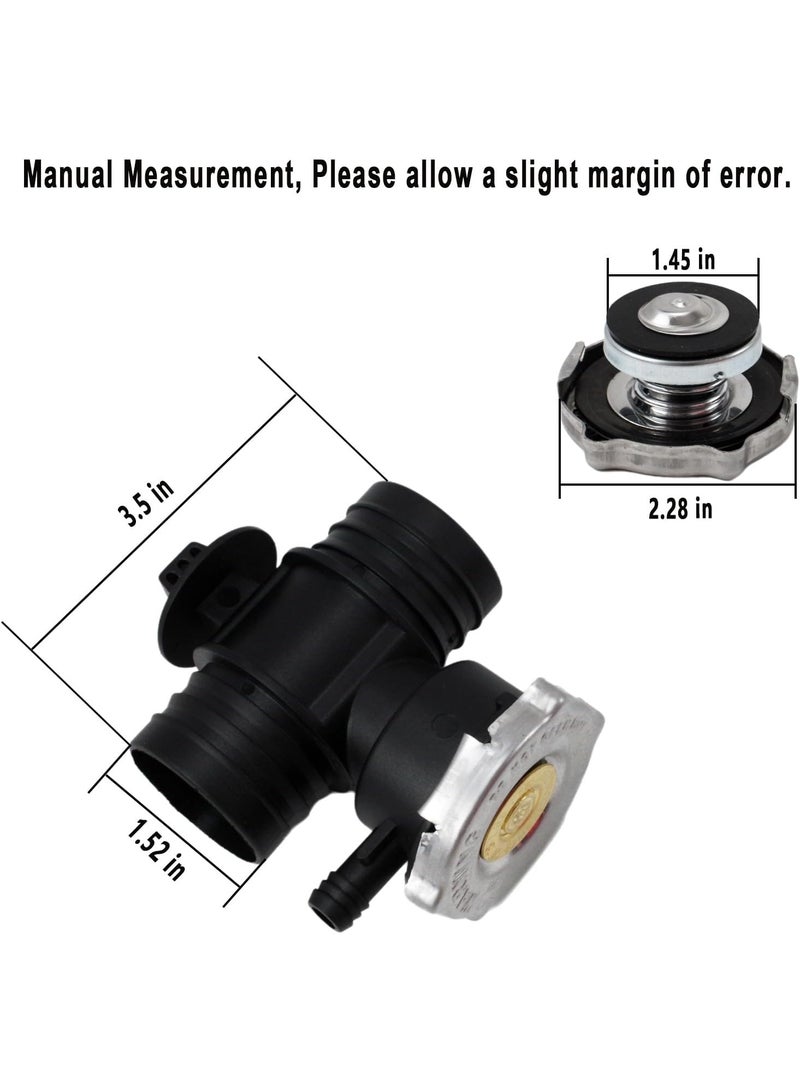 52028810AL 52029195AK Radiator Coolant Filler Neck with Cap Compatible with 2001-2004, 2007-2018 Chrysler 200, Sebring | Dodge Dakota, Durango, Caliber, Avenger, Journey | Jeep Compass, Patriot - Image 4