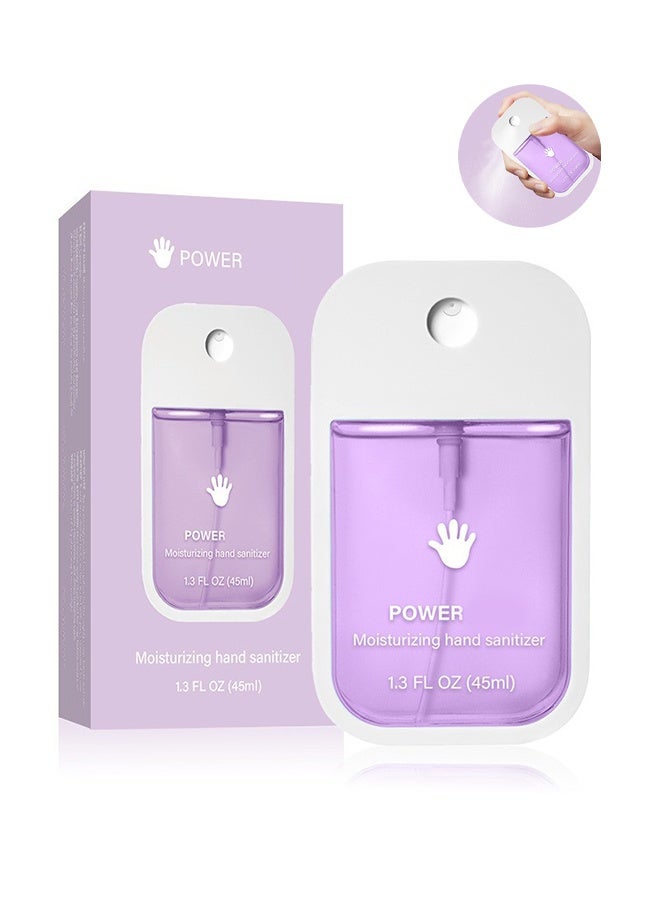 POWER Power Moisturiaing Hand Sanitizer Spray For Adults And Kids,Spray Hand Sanitizer Travel Size,Hydrating Hand Sanitizer Spray For Adults,Power Hand Sanitizer 45ml (Lavender) - Image 1