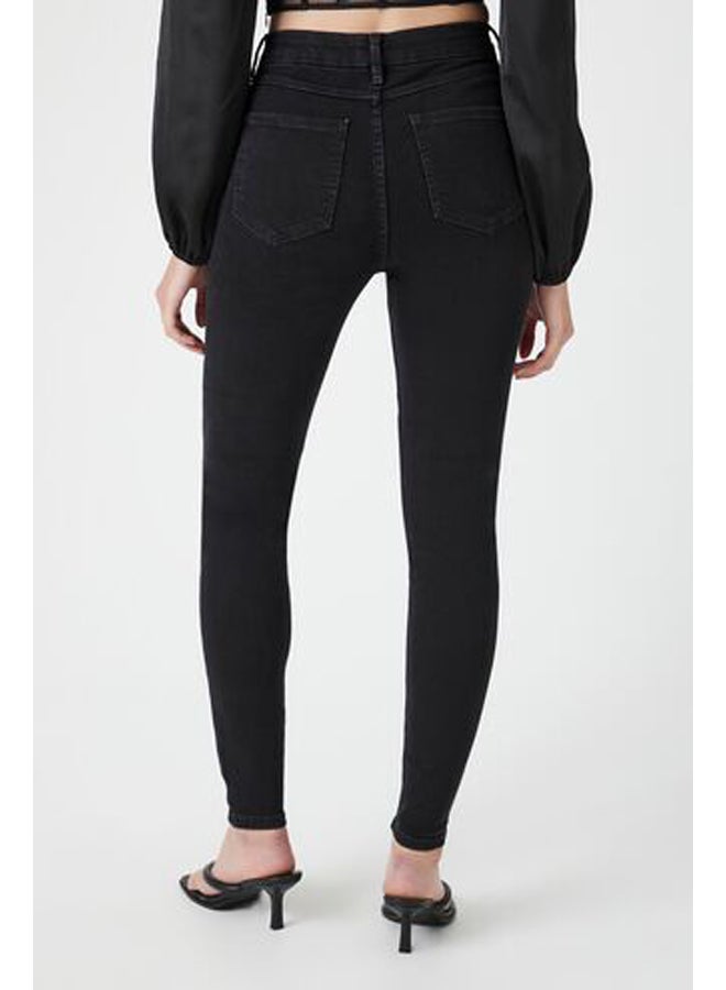 FOREVER 21 Curved Skinny Contour Jeans - Image 2