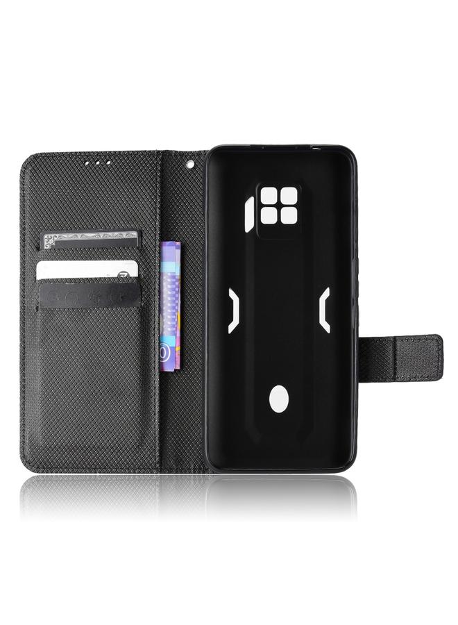 إيروريكس جراب لهاتف ZTE nubia Red Magic 7 Pro مصنوع من الجلد بتصميم ماسي - Image 5