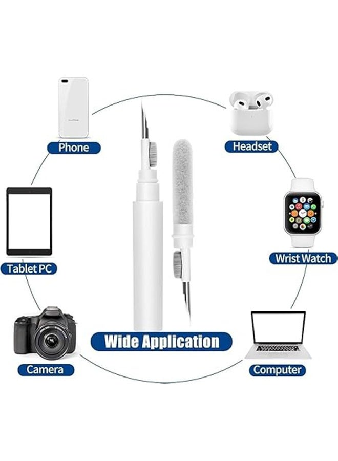 Airpods Cleaning Kit, Earbud Cleaning Pen, Phone Cleaner Kit, Wireless Headphones Cleaning Pen Tool, Portable 3-in-1 Laptop Cleaning Kit, Electronic Cleaner with a Sponge and Metal Pen Tip - Image 4