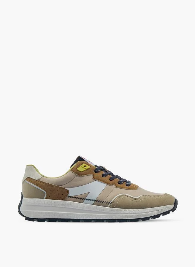 Lee Cooper BEIGE Men Lace-Up Ankle Sneakers for Men | Best Price UAE