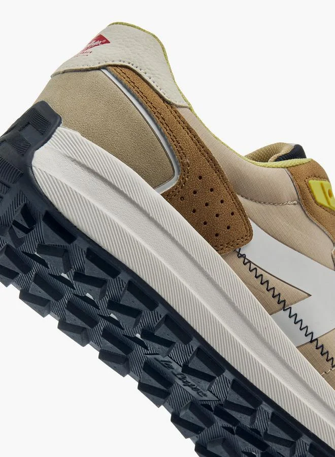 Lee Cooper BEIGE Men Lace-Up Ankle Sneakers for Men | Best Price UAE