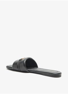 Celeste Women's Slip-On Sandals with Metal Accent  - Image 2