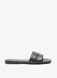 Celeste Women's Slip-On Sandals with Metal Accent  - Image 3