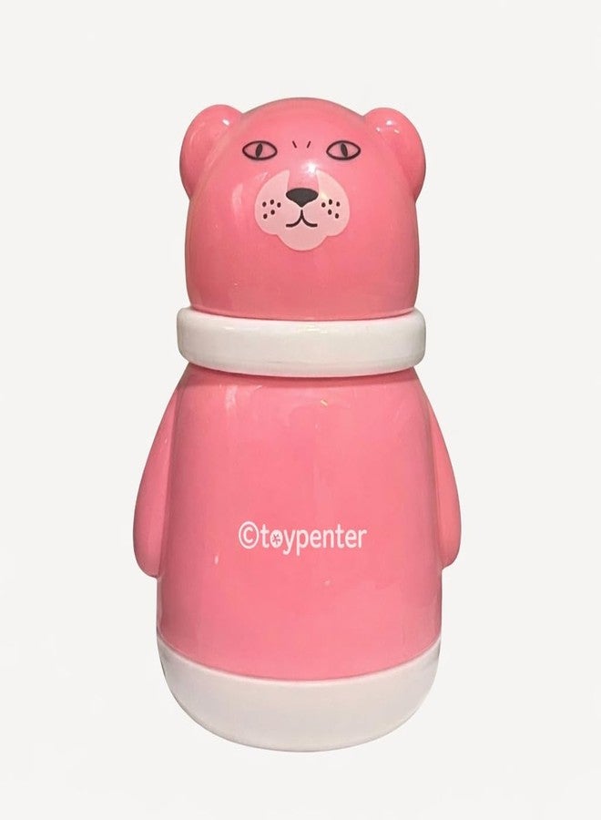 TOYPENTER Portable Baby Skin Care Baby Powder Puff With Box Holder Container For New Born & Kids For Baby Face & Body (Pink-White) - Image 1