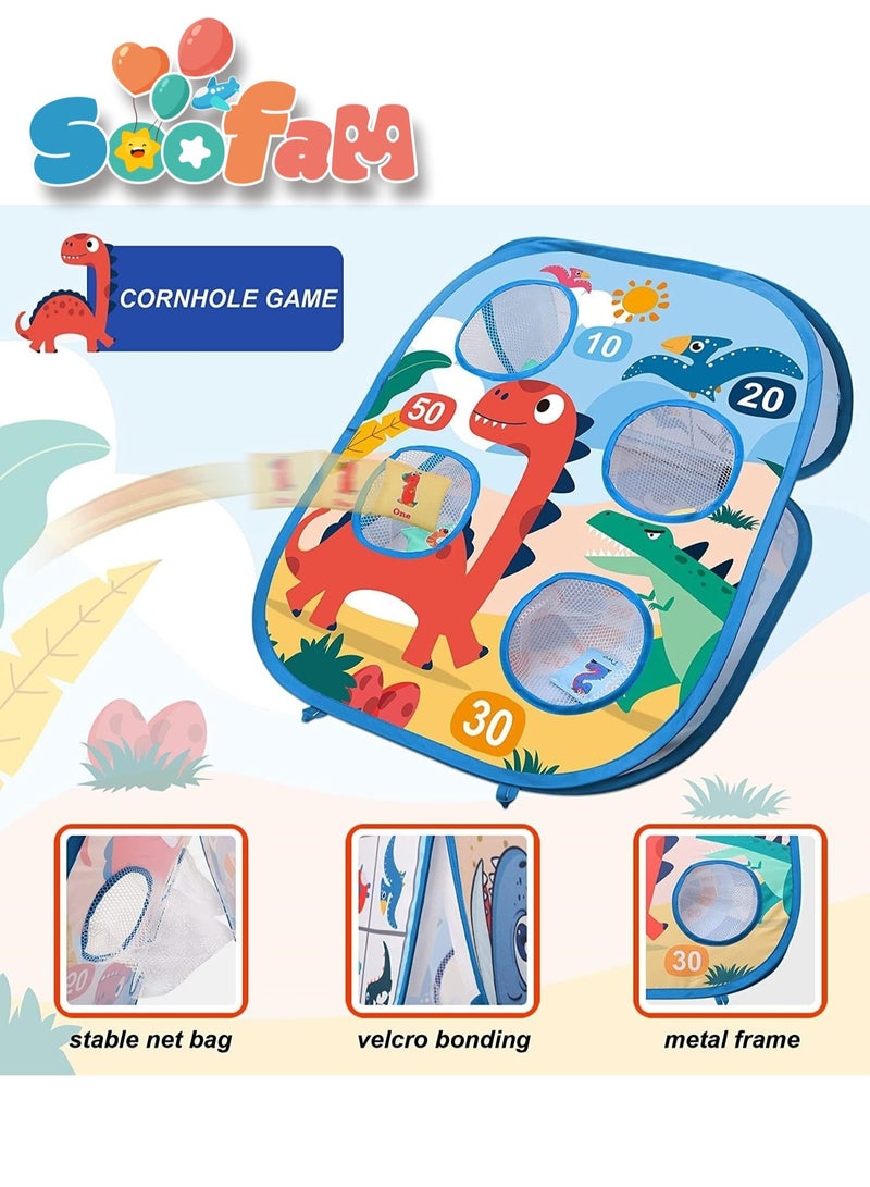 Soofam Funny Toy  3 in 1 Darts Toys Family Party Game  For Kids Gift Bean Bag Toss Game, Kids Throwing Game Kit, Sand Bag Throw Indoor and Outdoor Party Games - Image 2
