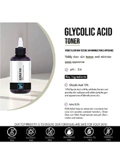 Retexturize and Glow 10% Glycolic Acid Face Toner for Glowing Skin 200 ml Liquid Open Pores Tightening Gives Even Skin Tone to Improve Acne Scar Skin Texture for Women and Men - pzsku/ZED224BD0F357867174A0Z/45/_/1662635778/051fa937-57a7-4db4-a20c-dc35444bdf0e