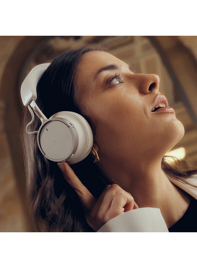 Beyer Dynamic Beyerdynamic Aventho 100 Over-ear Bluetooth Anc Wireless Earphones With Active Noise Cancellation, Long Battery Life For Daily Commuting, Cream White - Image 3