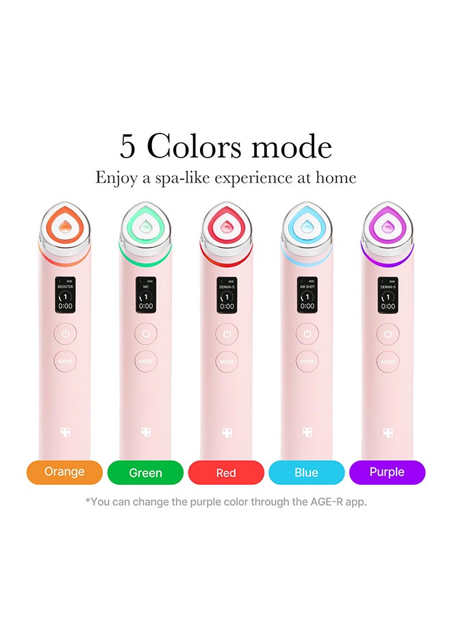 Medicube Medicube Age-R Booster Pro Pink | 6-in-1 Real Glass Glow Beauty Massager | Looking Glass Skin | Korean Skin Care  - Image 3