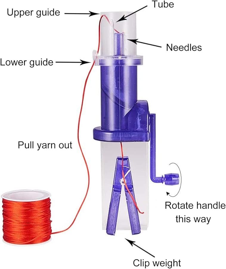 DIY Hand Knitting Machine Craft Bracelet Weave Tool Set for Kids Adults - Image 5