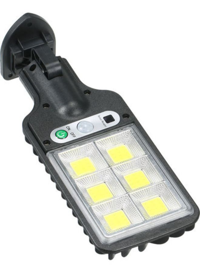 ACLIX Solar Powered Energy Street Light with 72 COB Black Yellow - Image 2