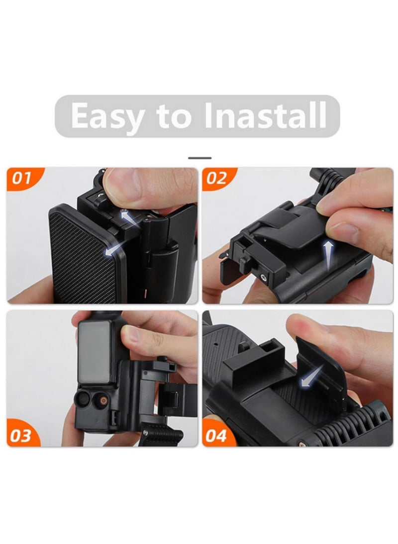 1pcsMagnetic Mount for DJI Osmo Pocket 3 Strong Magnetic Clip Holder Adjustable Stand for Cycling, Vlogging, Tabletop Use Lightweight, Portable Camera Accessory - Image 4