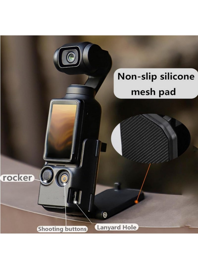 1pcsMagnetic Mount for DJI Osmo Pocket 3 Strong Magnetic Clip Holder Adjustable Stand for Cycling, Vlogging, Tabletop Use Lightweight, Portable Camera Accessory - Image 3