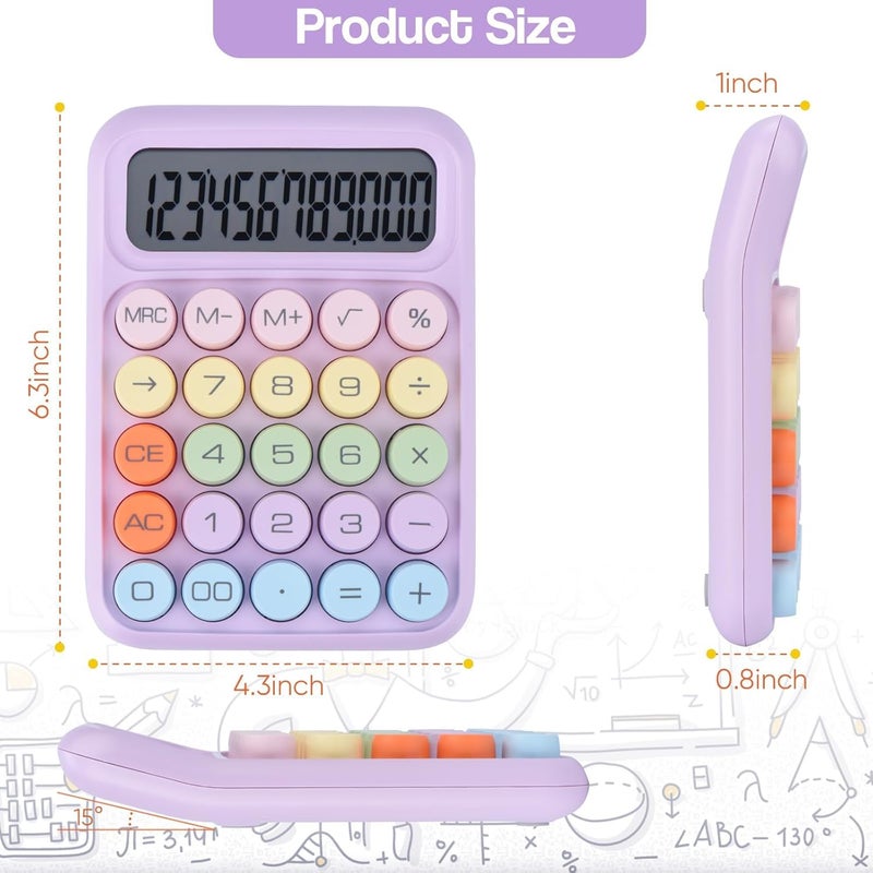 SPRADE Colorful Candy Calculator (Purple) - Image 2