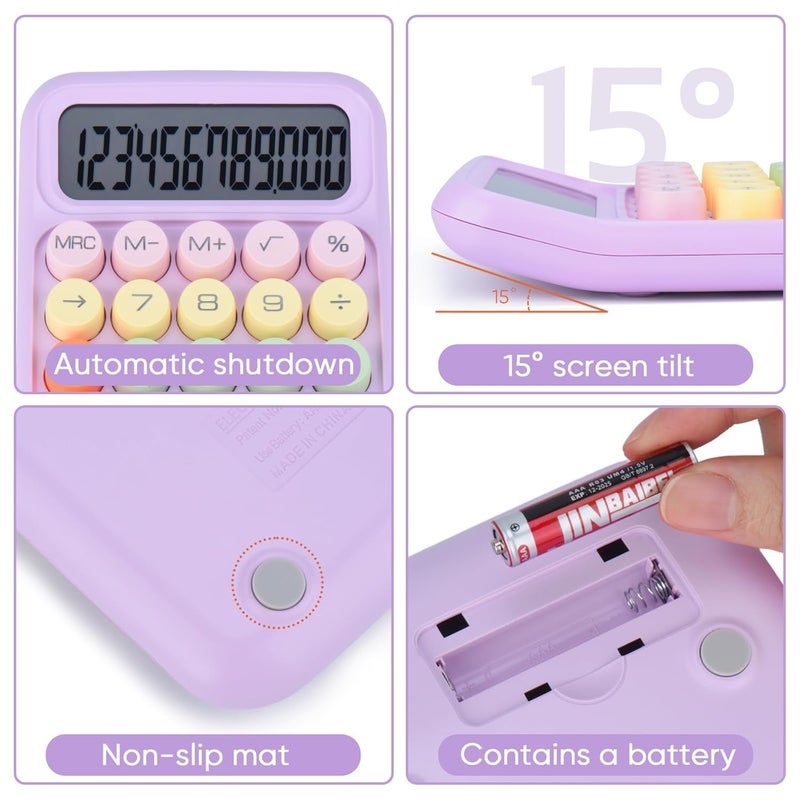 SPRADE Colorful Candy Calculator (Purple) - Image 5