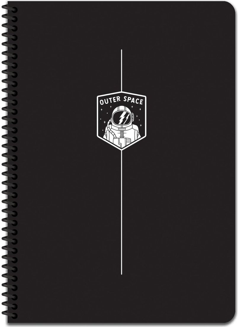 Keskin Color A4 Checkered Notebook Space Outer Space 